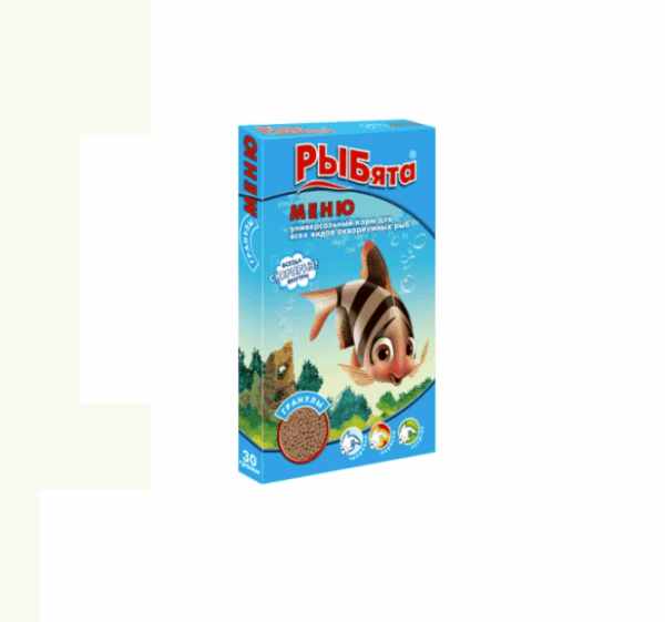 Корм Рыбята Меню гранулы / 30 гр