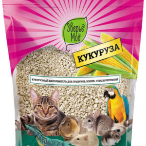 Наполнитель Зверьё Моё кукурузный для грызунов / 3 л.