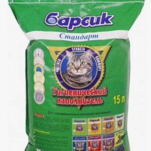 Наполнитель БАРСИК Стандарт для кошек / 15 л.