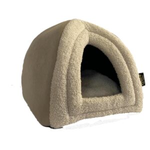 Домик Снегурочка Овчина/Замша / 37х37х34 см