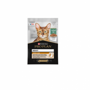 ПРОПЛАН DERMA CARE для здоровья кожи и шерсти кошек с треской в соусе / 85 гр.