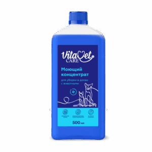 VitaVet Care, моющий концентрат для уборки в домах с животными / 0,5 л