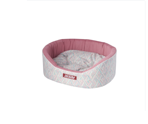 Лежак Премиум (хлопок) №4 Розовый / 70х56х20 см