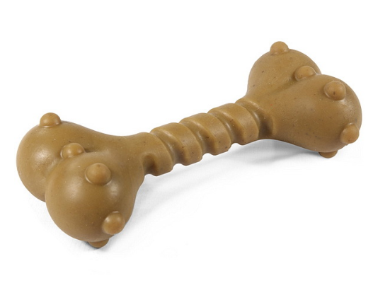 Игрушка для собак мелких пород из термопластичной резины Косточка / 110 мм