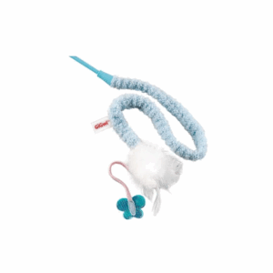 Игрушка для кошек Дразнилка с перьями на стеке