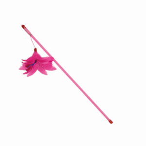 Игрушка для кошек Удочка-дразнилка Перья в ассортименте, 480 мм