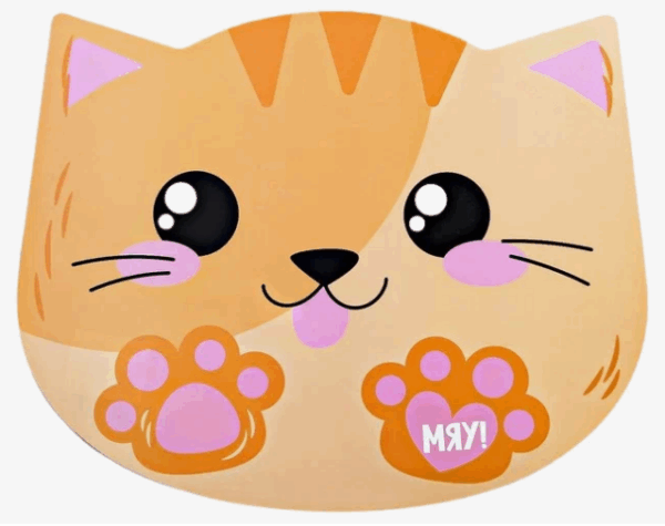 Коврик под миски Мяу! / 35х28 см