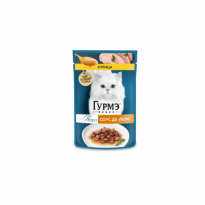 ГУРМЭ ПЕРЛ Соус де-люкс курица для кошек / 75 гр.