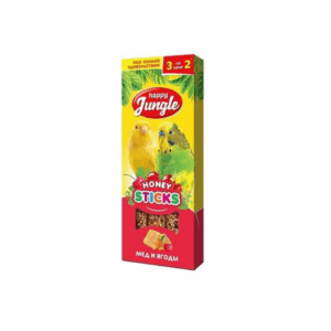 Палочки Happy Jungle для птиц мед и ягоды / 3 шт.
