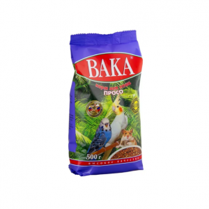 Корм Вака для птиц, просо / 500 гр.