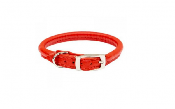 Ошейник кожаный круглый Cord / d8мм, 14ммх38-43см