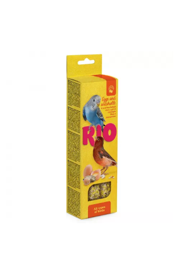 Палочки RIO для всех видов птиц с яйцом и ракушечником / 2х40 гр.