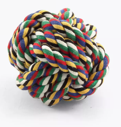 Игрушка для собак Верёвка-плетеный мяч / d50 мм