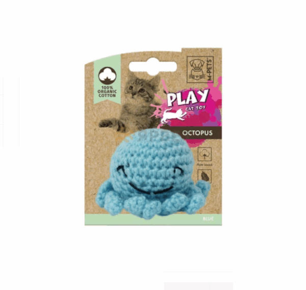 Игрушка для кошек Осьминог с кошачьей мятой / 7,5х7,5х5,5 см