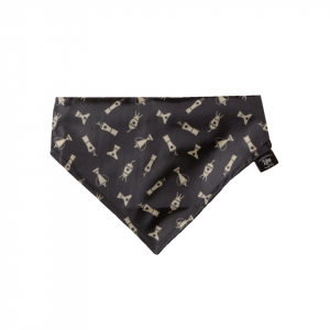 Ошейник нейлон с косынкой СПАРТАК, размер 1 / 26-44 см