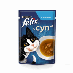 ФЕЛИКС Суп с треской для кошек / 48 гр.