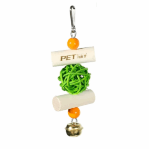 Игрушка для птиц Rattan Ball Green / 12х2х4 см