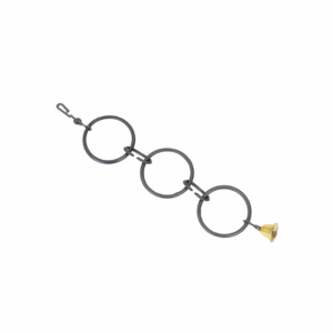 Игрушка для попугая Кольца с колокольчиком