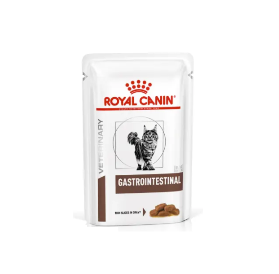 РОЯЛ КАНИН GASTROINTESTINAL при нарушениях пищеварения для взрослых кошек / 85 гр.