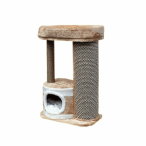 Домик-когтеточка для кошек Комплекс Оксфорд / 38х57х86 см