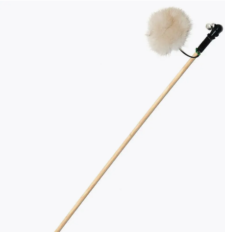 Игрушка для кошек Махалка-дразнилка Пушистик из натуральной норки