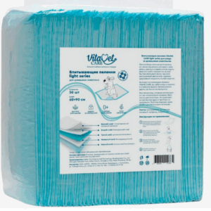 Пелёнки VitaVet CARE 60х90 см / 50 шт
