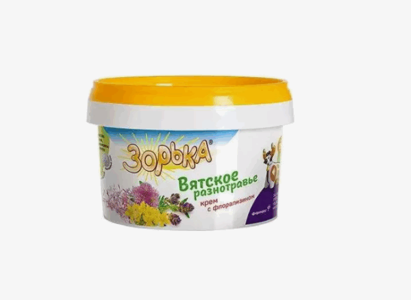 Крем Зорька с флорализином Вятское разнотравье / 200 гр.