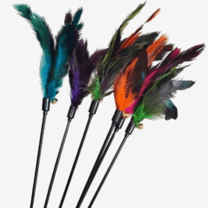 Игрушка для кошек Дразнилка Перья / 100/500 мм