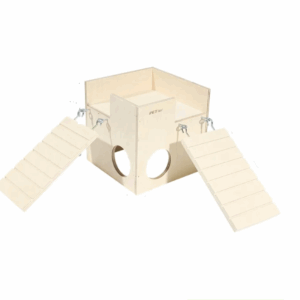 Домик для грызунов Cube attic / размер S, 14х14 см