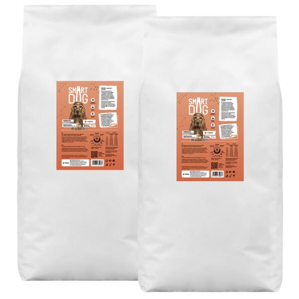 СМАРТ ДОГ Для взрослых собак всех пород с уткой / 12 кг.