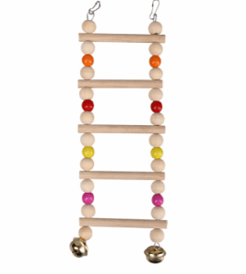 Игрушка для птиц Лестница из бусин / 7х2х30 см