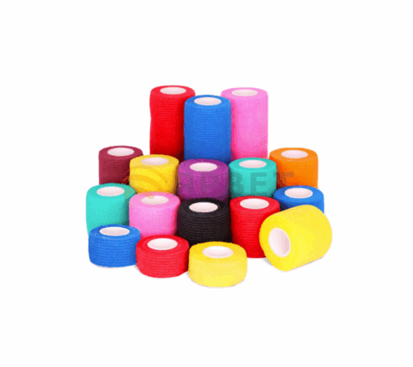 Бинт самофиксирующийся для животных с горькой пропиткой / 7,5x450 см