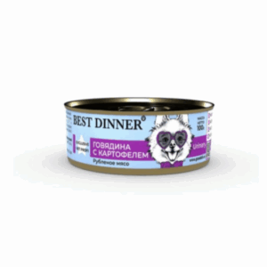 БЭСТ ДИННЕР Exclusive Vet Profi Urinary с говядиной и картофелем для собак / 100 гр.
