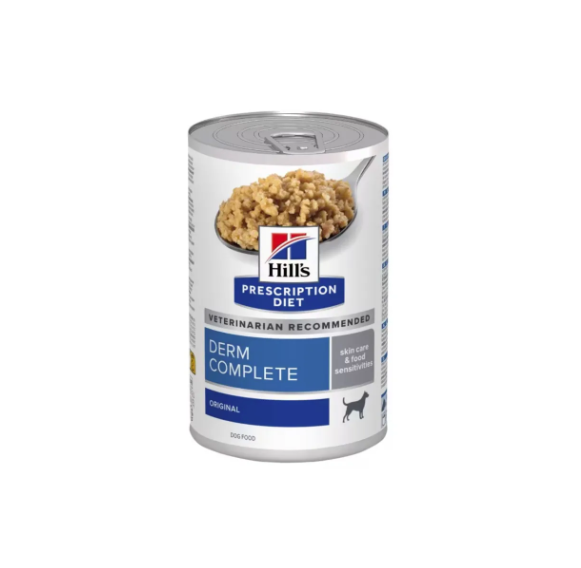 ХИЛЛС для собак Дерм Комплит диета при аллергии / 370 гр.