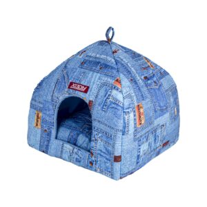 Домик Виг-Вам (хлопок) Джинс / 39х39х45 см