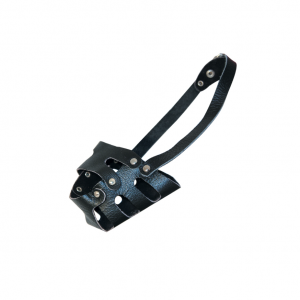 Намордник кожаный цельнокройный №0 / 90х60х100мм