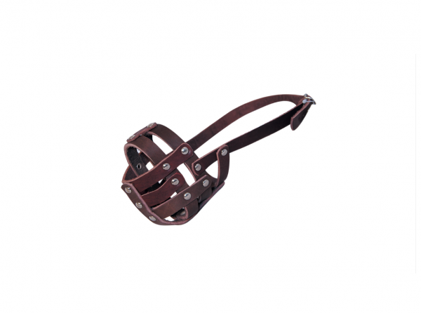 Намордник кожаный №0 / 110х65х90мм