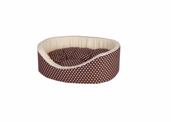 Лежак Премиум (хлопок) №2 Коричневый / 52х43х17 см