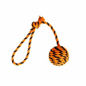 Игрушка для собак Doglike Мяч Броник средний с ручкой / 10 см