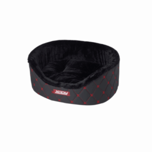 Лежак Премиум Карбон №0 черный/красный / 38х26х15 см