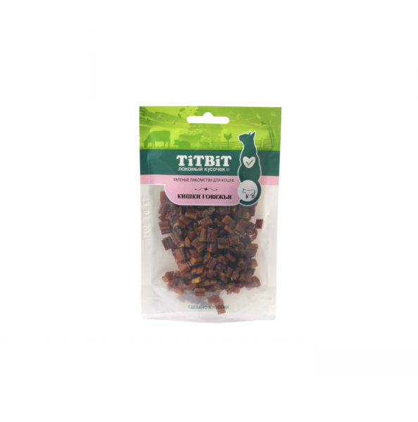 ТИТБИТ Кишки говяжьи для кошек / 35 гр.