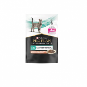 ПРОПЛАН Veterinary Diets GASTROINTESTINAL при расстройствах пищеварения для кошек с лососем / 85 гр.