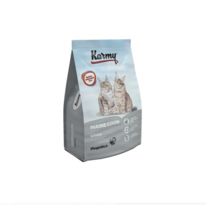 КАРМИ для котят до 1 года породы мейн-кун с индейкой / 400 гр.
