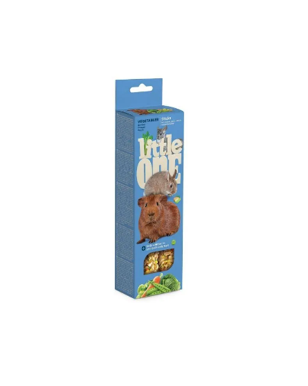 Палочки Little One для морских свинок, кроликов и шиншилл с овощами / 2х60 гр.