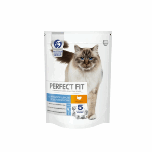 ПЕРФЕКТ ФИТ для красивой шерсти и здоровой кожи с индейкой / 650 гр.