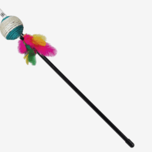 Игрушка для кошек Дразнилка Шарик с хвостиком / 180/450 мм