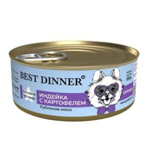 БЭСТ ДИННЕР Exclusive Vet Profi Urinary с индейкой и картофелем для собак / 100 гр.