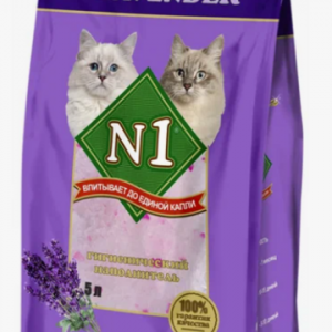 Наполнитель №1 Силикагель Lavender для кошек / 5 л.