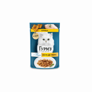 ГУРМЭ ПЕРЛ Желе делюкс курица для кошек / 75 гр.