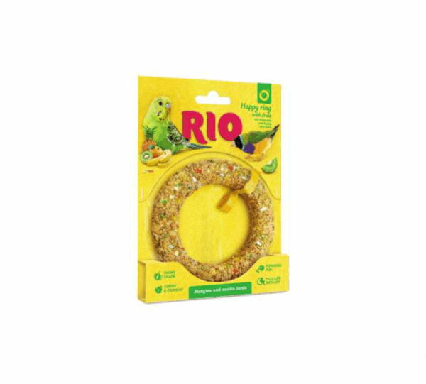 Весёлое колечко RIO для волнистых попугаев и экзотов / 80 гр.